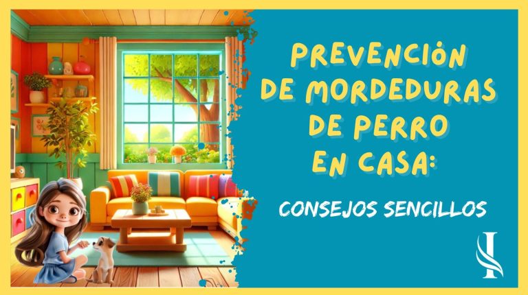 Miniatura del video educativo en español sobre cómo prevenir mordeduras de perro en el hogar. Centrado especialmente en las consecuencias para niños y niñas y la importancia de que los mas pequeños cuiden de sus amigos peludos